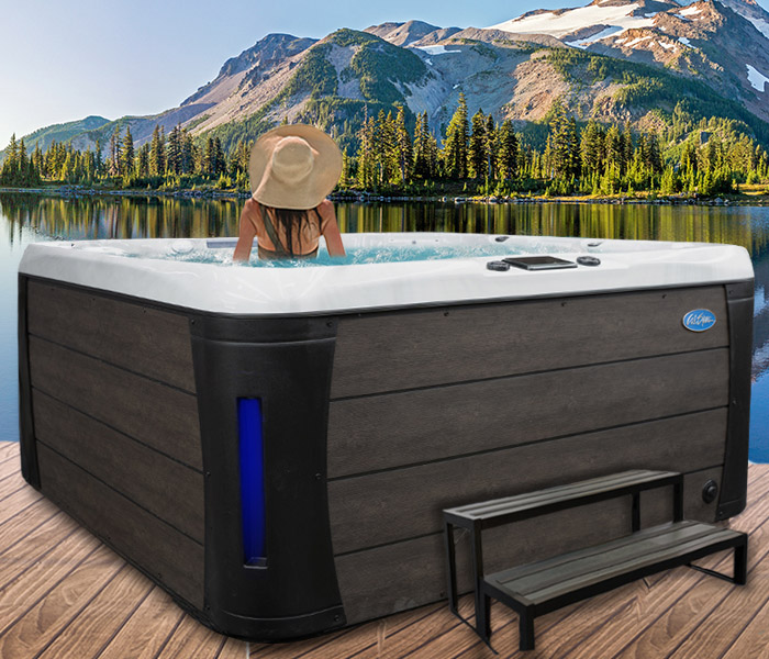 Calspas hot tub being used in a family setting - hot tubs spas for sale Medford